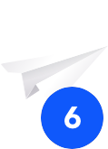 Ícone de avião de papel